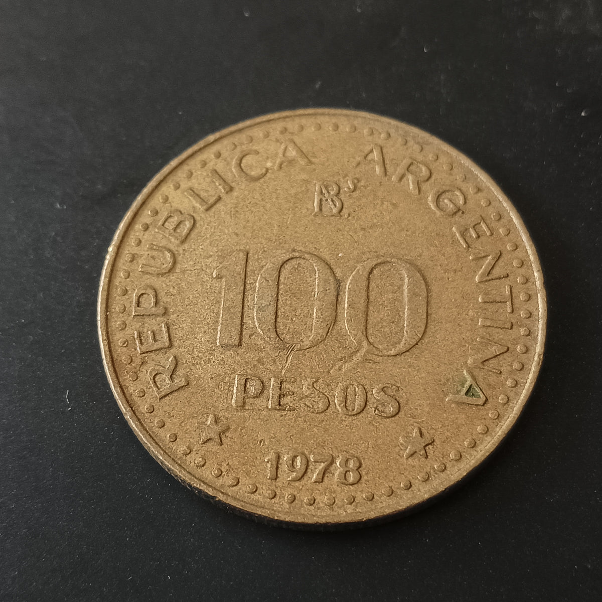 100 Pesos 1978(non magnetic) - Argentina
