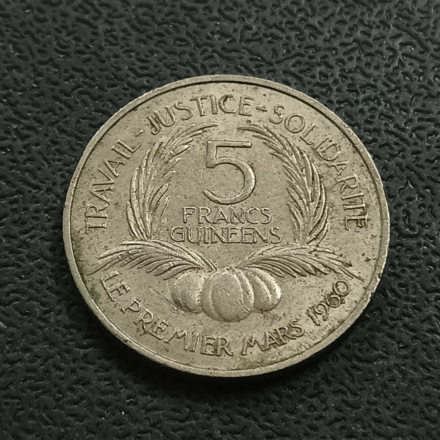 5 Francs Guinéens 1962 Scarce - Guinea