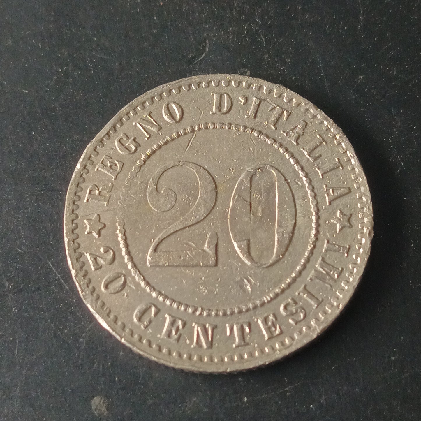 20 Centesimi 1894 - Italy (Ref: AUC1674)