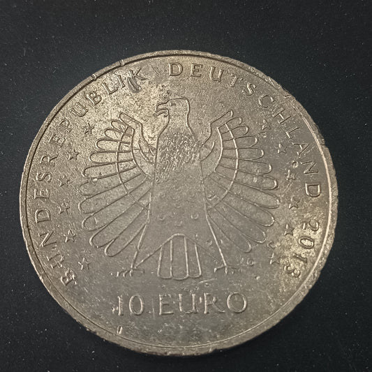 10 Euros 2013 (Heinrich Hertz) - 125th Anniversary of the discovery of electromagnetic radiation - Germany (Ref: AUC1620)