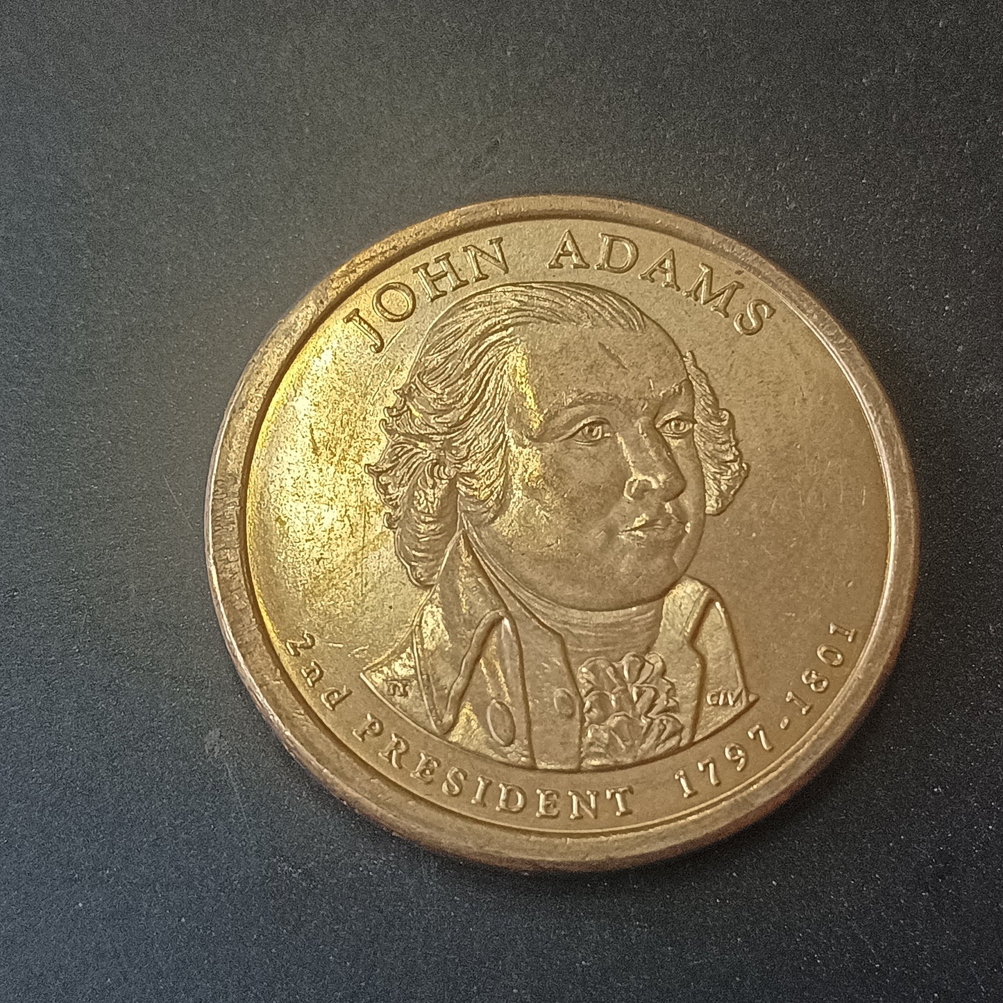 1 Dollar - John Adams (2nd President) Presidential Dollar XF - U.S.A.