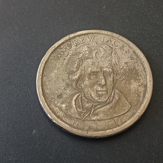 1 Dollar (Andrew Jackson) 2008 - U.S.A  Presidential $1 Coin Program