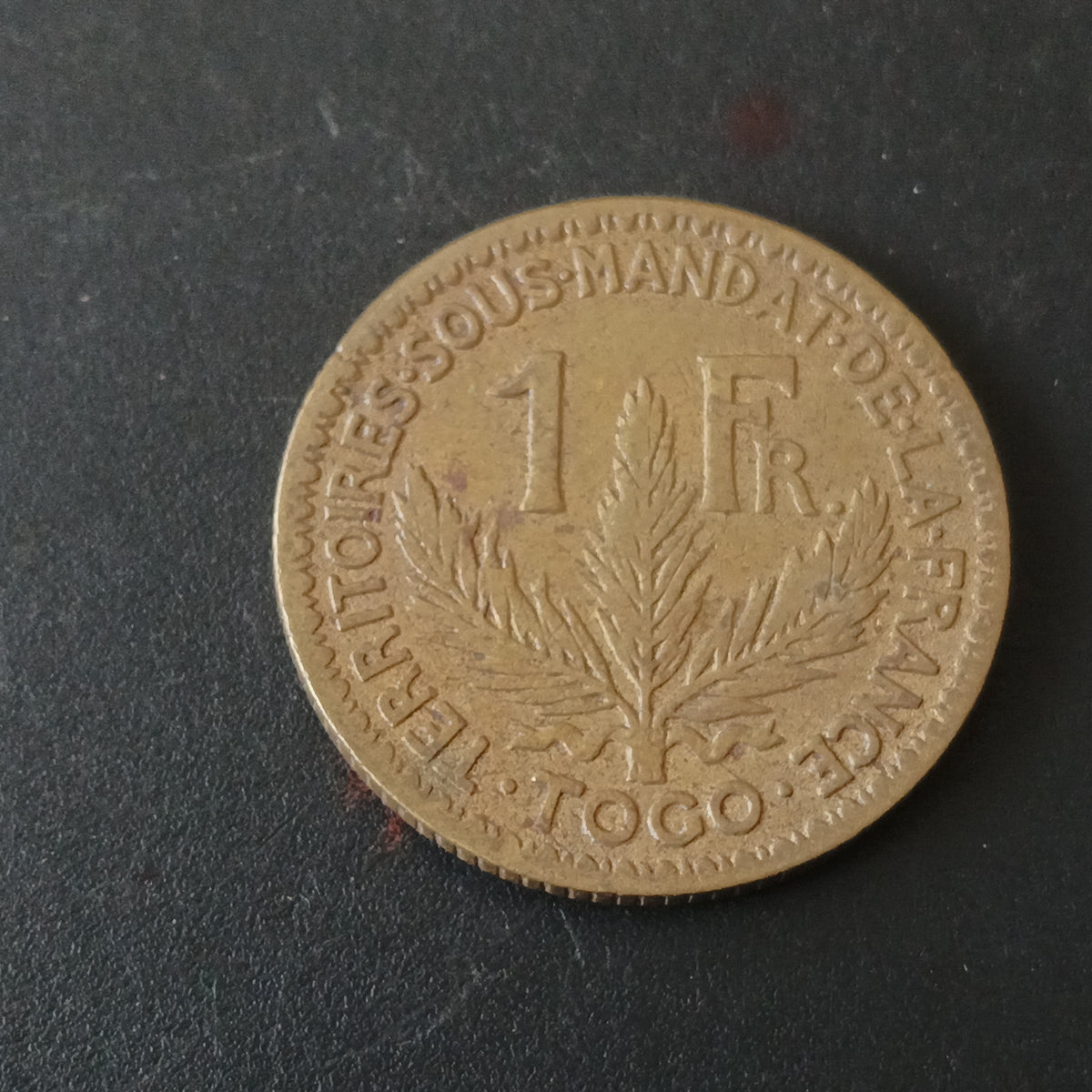 1 Franc 1924 Rare (Territoires sous mandat) - Togo (Ref : 131001)