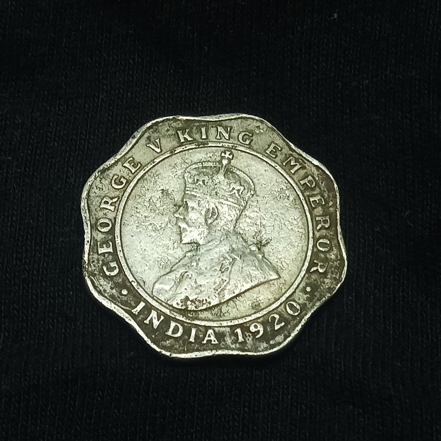 4 Anna 1920 Calcutta Scarce (Ref : 140614)