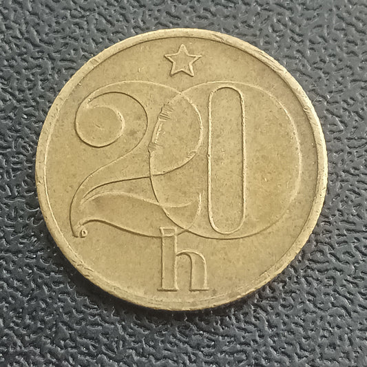 20 Haleru 1980 - Czechoslovakia