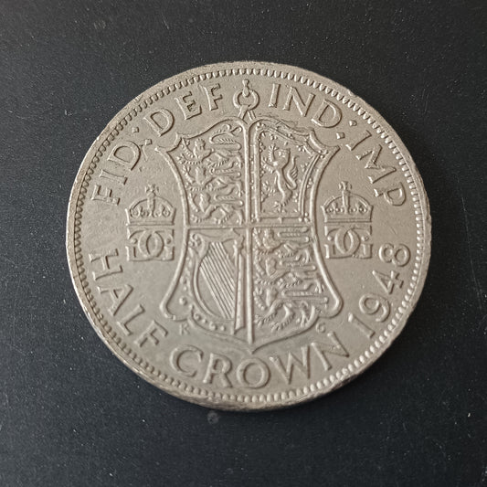 1/2 Crown 1948- George VI - United Kingdom (Ref: AUC1686)