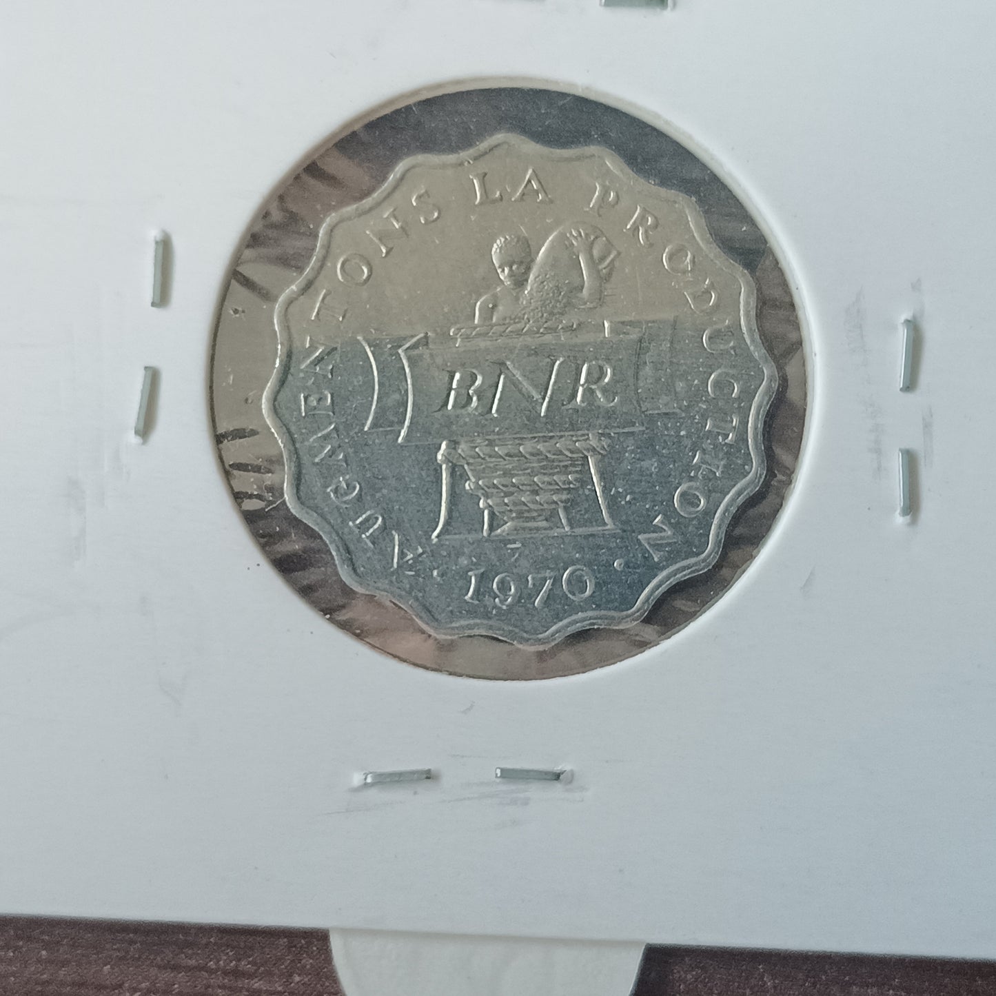 2 Francs 1970 UNC (FAO) - Rwanda