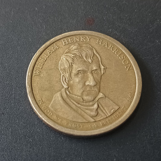 1 Dollar (William Henry Harrison - 9th President - 1841) - U.S.A  Presidential $1 Coin Program