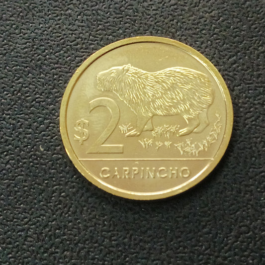2 Pesos Uruguayos (Carpincho)
UNC 2024 - Uruguay