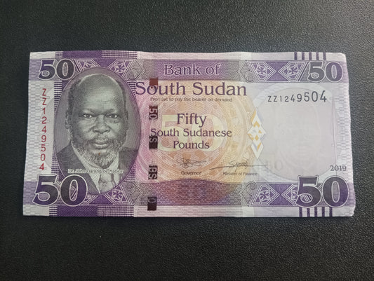 50 South Sudanese Pound 2019 UNC - South Sudan