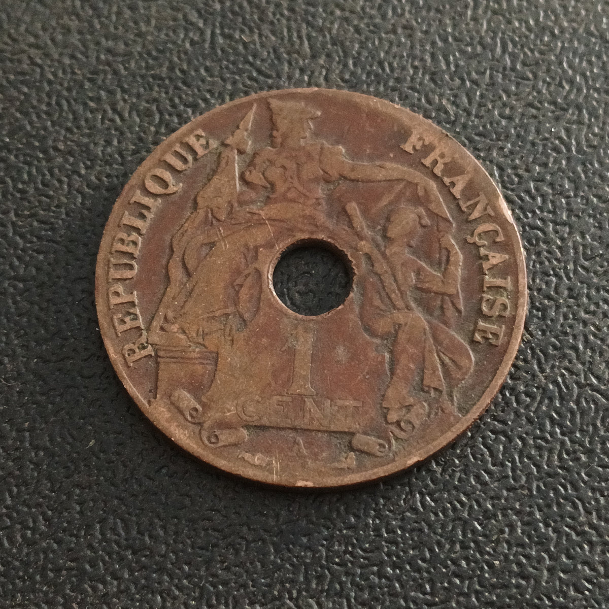 1 Cent 1921 - French Indochina (Ref : AUC2003)