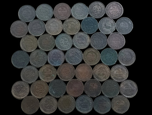 Lot of 45 Coins - 1/2 Pice Mix Years (Ref : AUC0997)
