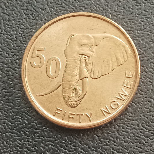 50 Ngwee 2024 UNC - Zambia