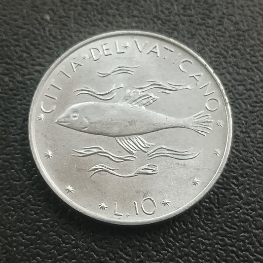 10 Lire Paul VI 1970 AUNC - Vatican City