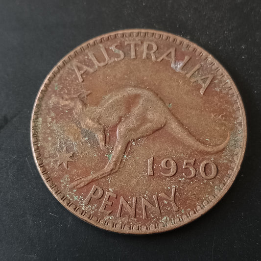 1 Penny 1950 -George VI without "IND:IMP" - United Kingdom (Ref: AUC1916)