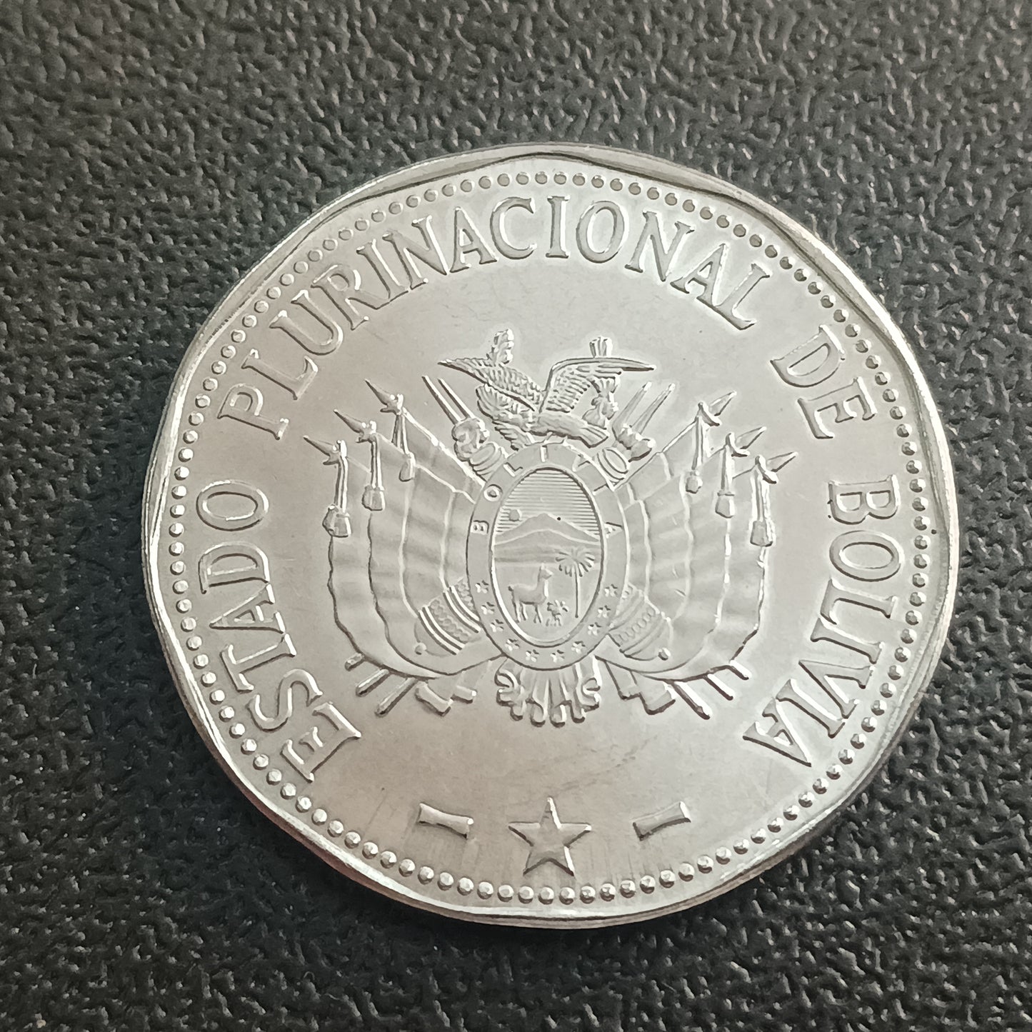 2 Bolivianos (Territorial Claims of Bolivia to Chile) 2017 UNC - Bolivia Circulating Commemorative Coin