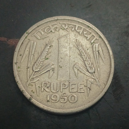1 Rupee 1950 Bombay Scarce - (Ref : 130508)