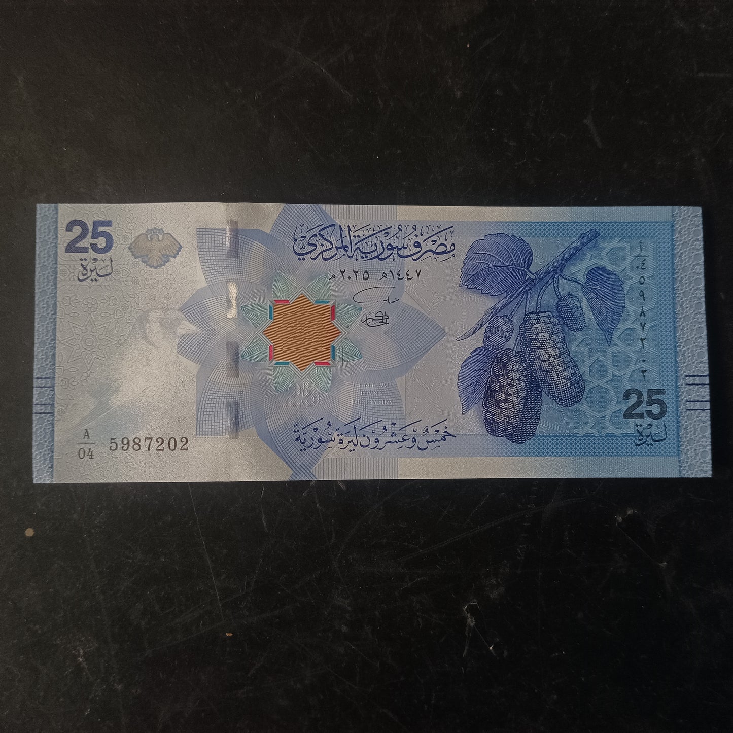25 Syrian Pounds 2025 UNC - Syria