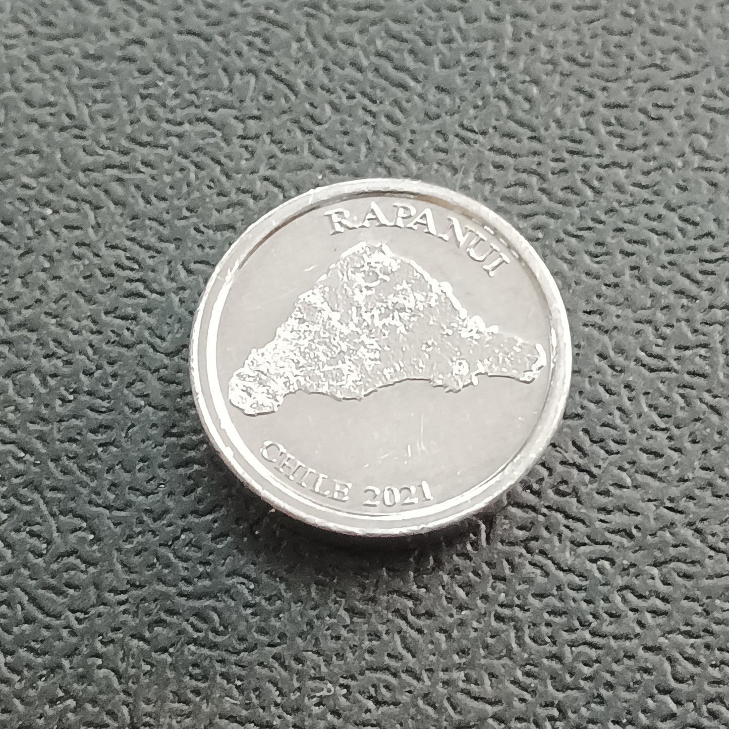 1 Peso 2021 - Rapa Nui (Easter Island) Type 5 Aluminium