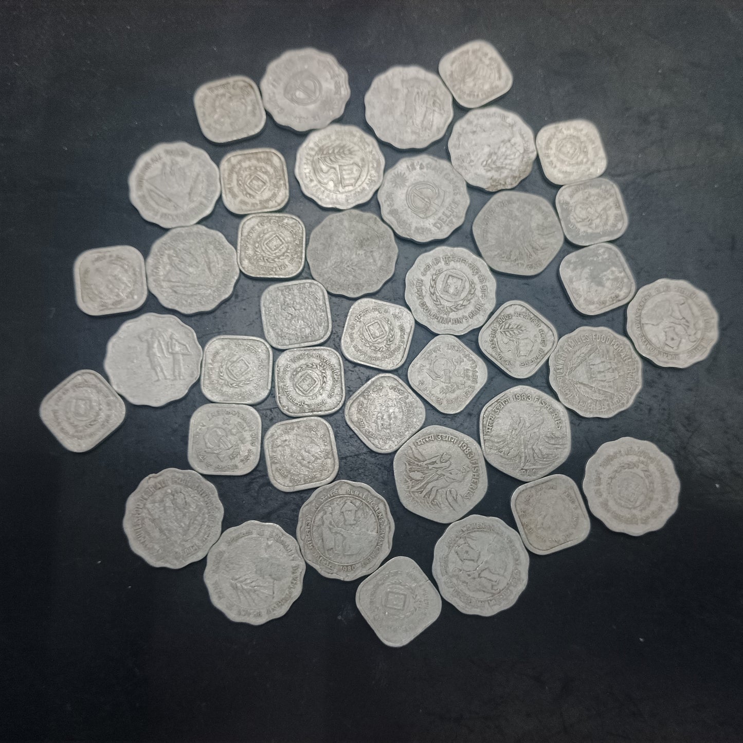 Lot of 42 Coins - Mixed Aluminium Commemorative (Ref : AUC1360)