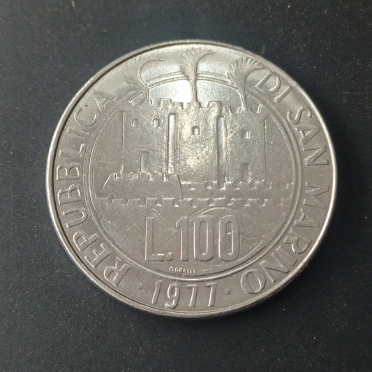 100 Lire 1977 (Fish) - San marino