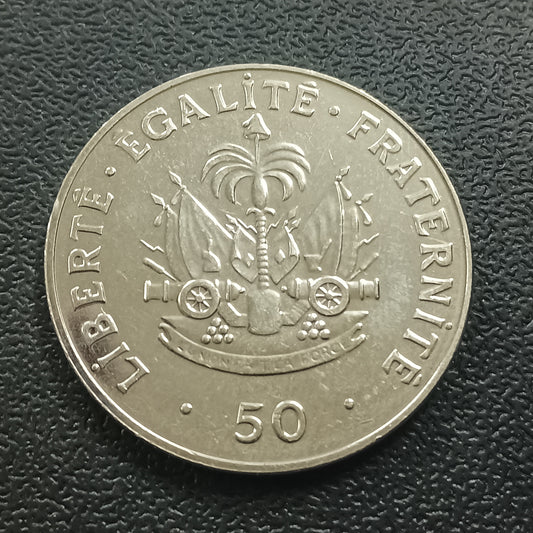 50 Centimes 2011 AUNC - Haiti