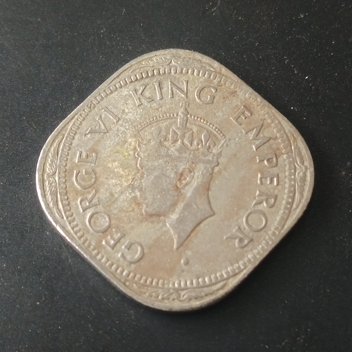 2 Anna 1946 Calcutta George VI (Ref : AUC1513)