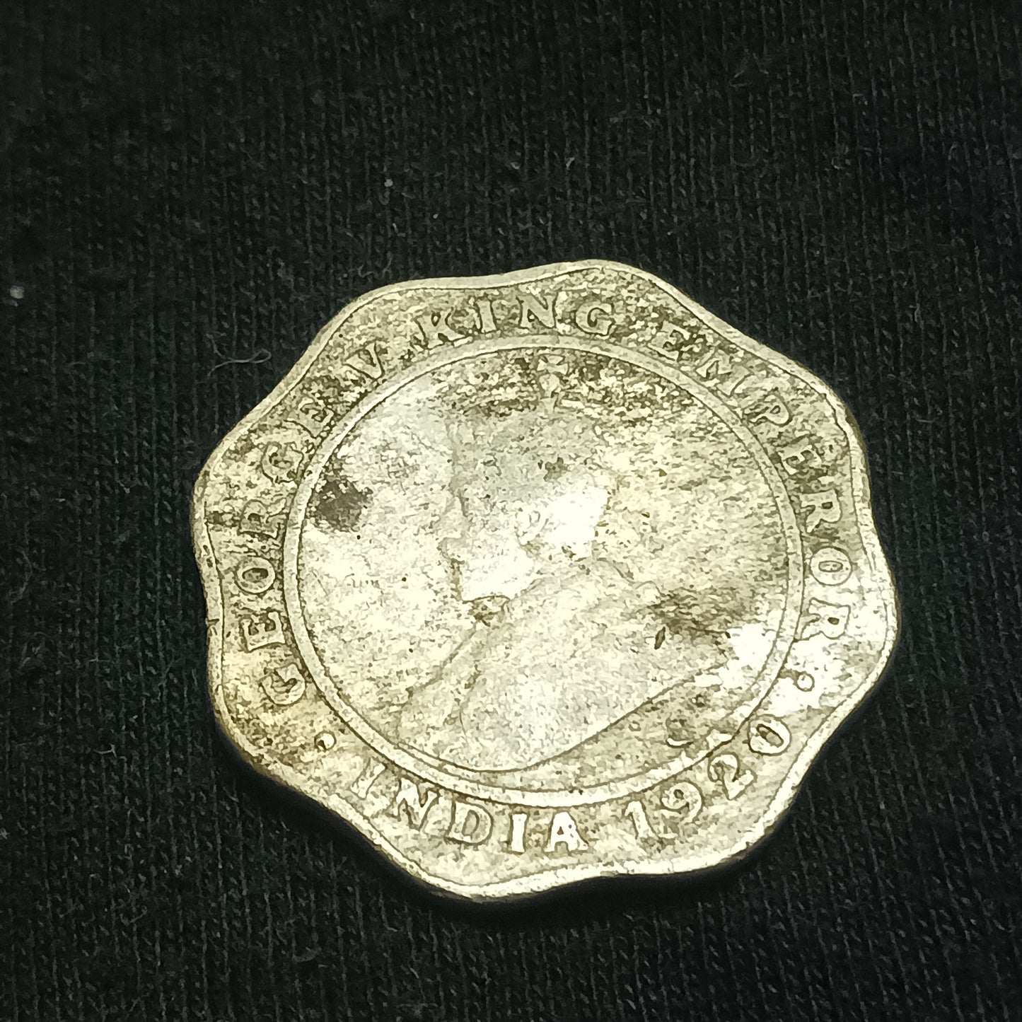 4 Anna 1920 Calcutta Scarce (Ref : 140625)