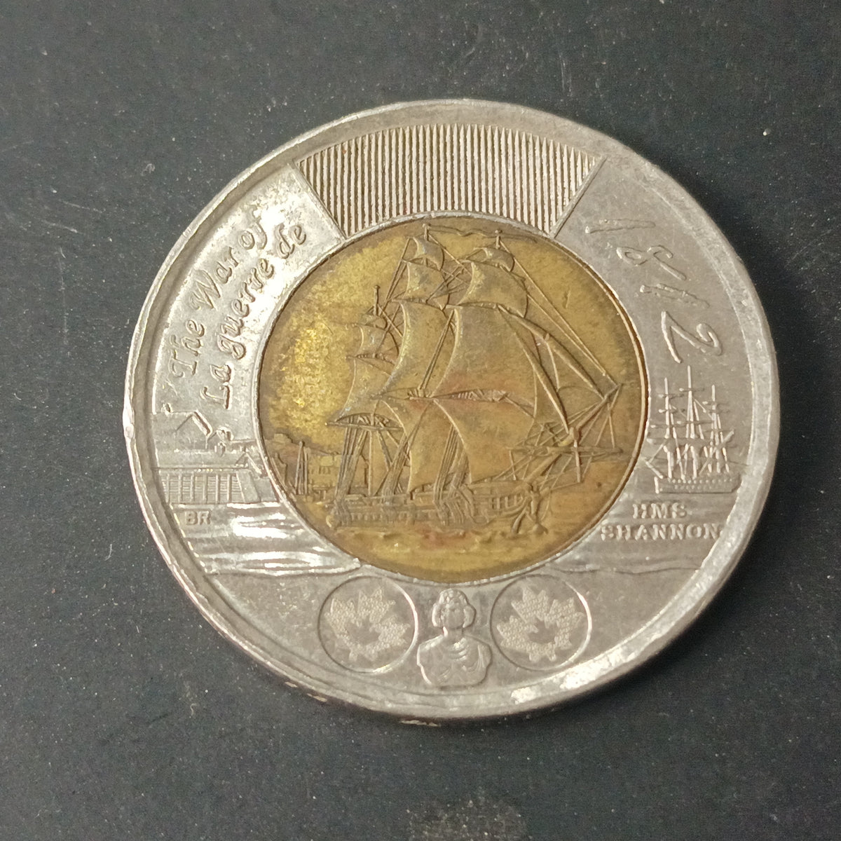 2 Dollars 2012 (HMS Shannon) - Canada