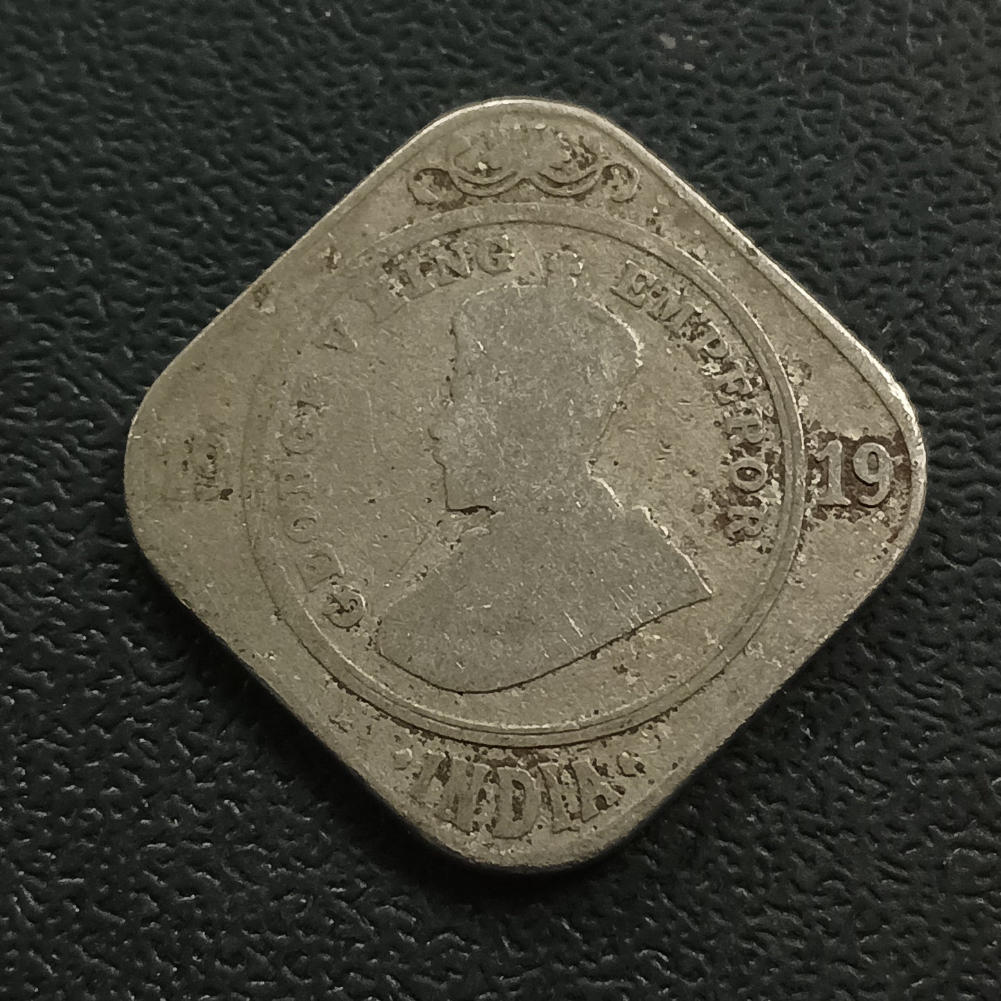 2 Anna George V 1919 (Ref : AUC0932)