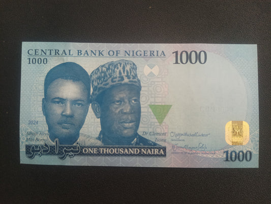 1000 Naira 2024 UNC - Nigeria