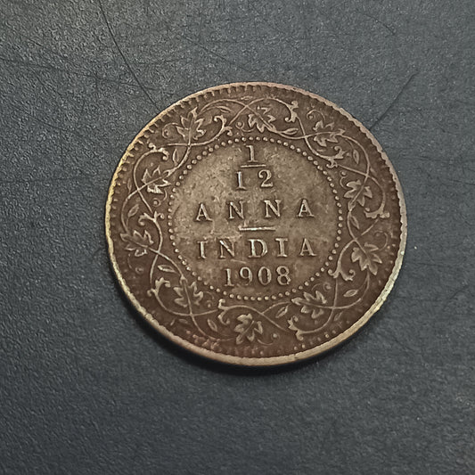 1/12 Anna 1907 Edward - (Ref : AUC1355)