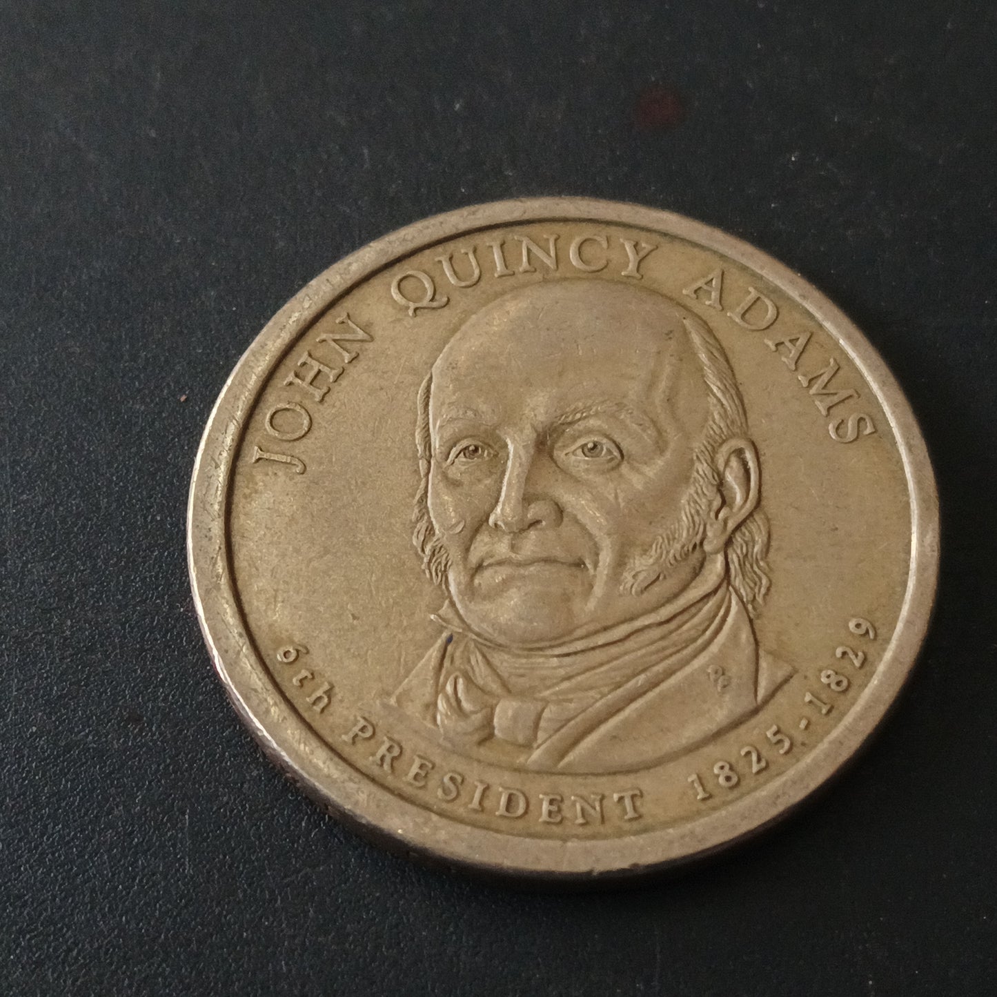 1 Dollar  (John Quincy Adams - 6th President - 1825-1829) - U.S.A  Presidential $1 Coin Program