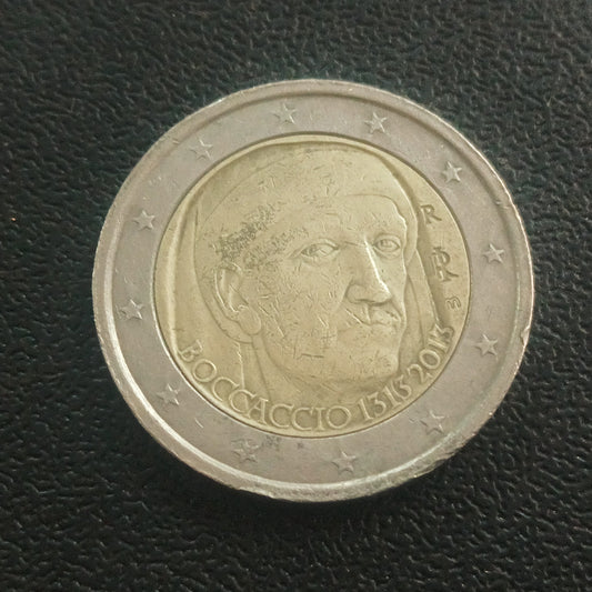 2 Euro (Giovanni Boccacio) - Italy