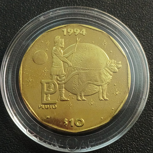 10 Dollars 1994 UNC (Pluto : Wonders of the Solar System) - Marshall Islands (Ref : AUC0767)