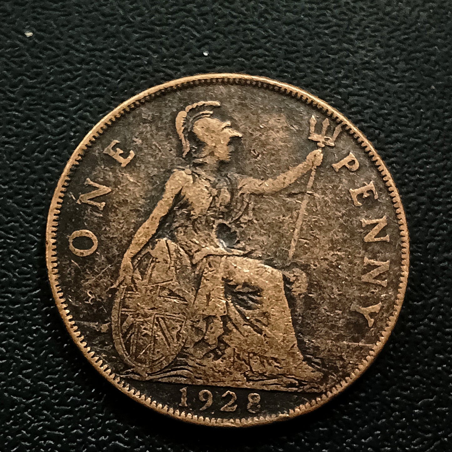 1 Penny George V (1911 AD - 1936 AD ) - United Kingdom