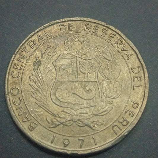 10 Soles de Oro 1971 - 150th Anniversary of Independence - Peru (Ref: AUC1675)