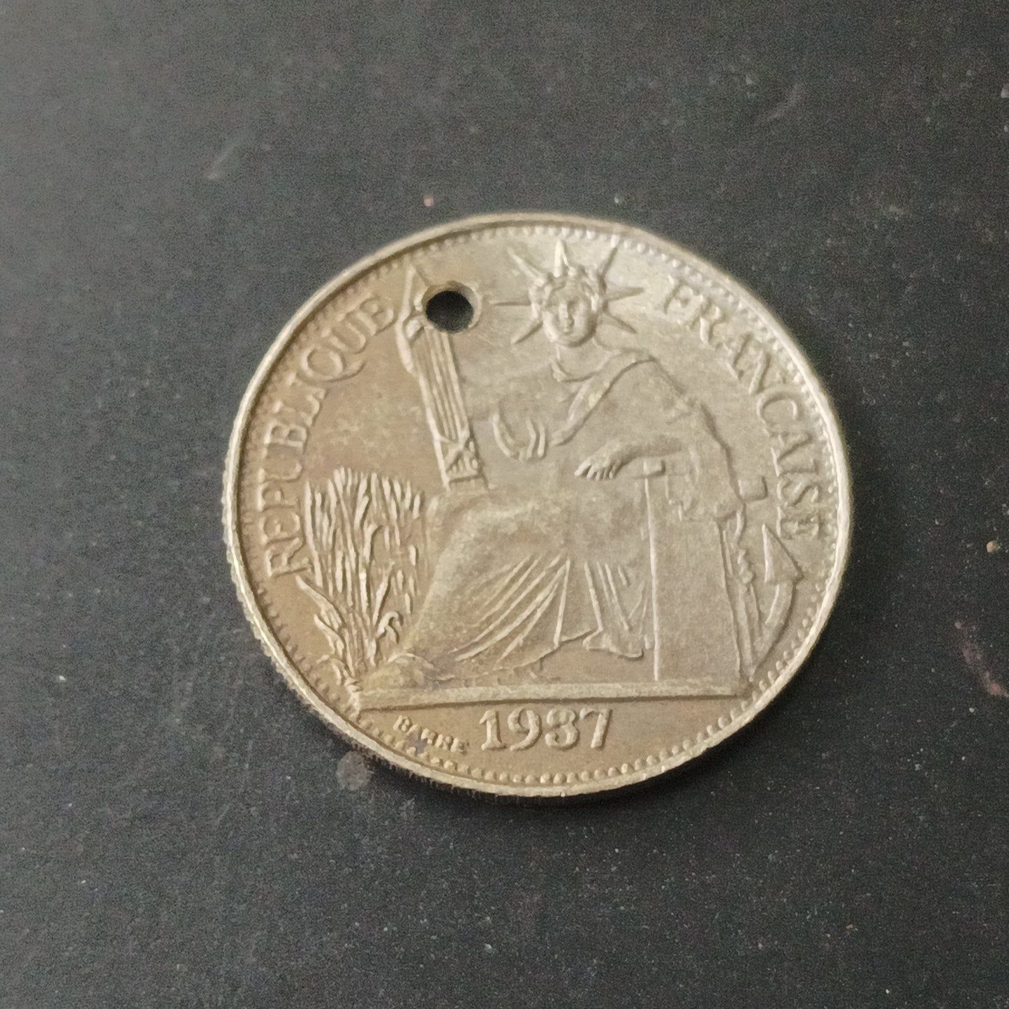 10 Cents (Pattern) Copper Nickel 1937 - French Indochina (Ref : AUC1467)