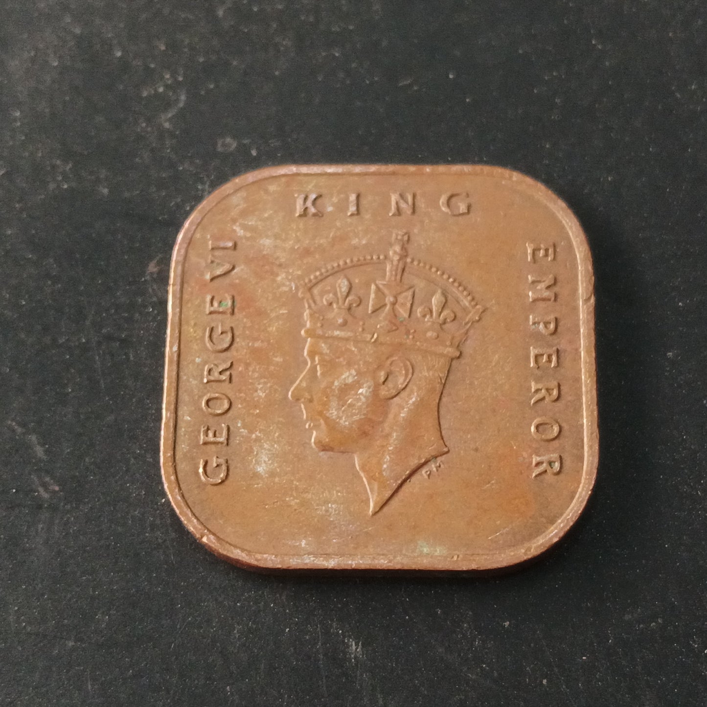 1 Cent 1943- George VI - Malaya (ref: AUC1605)