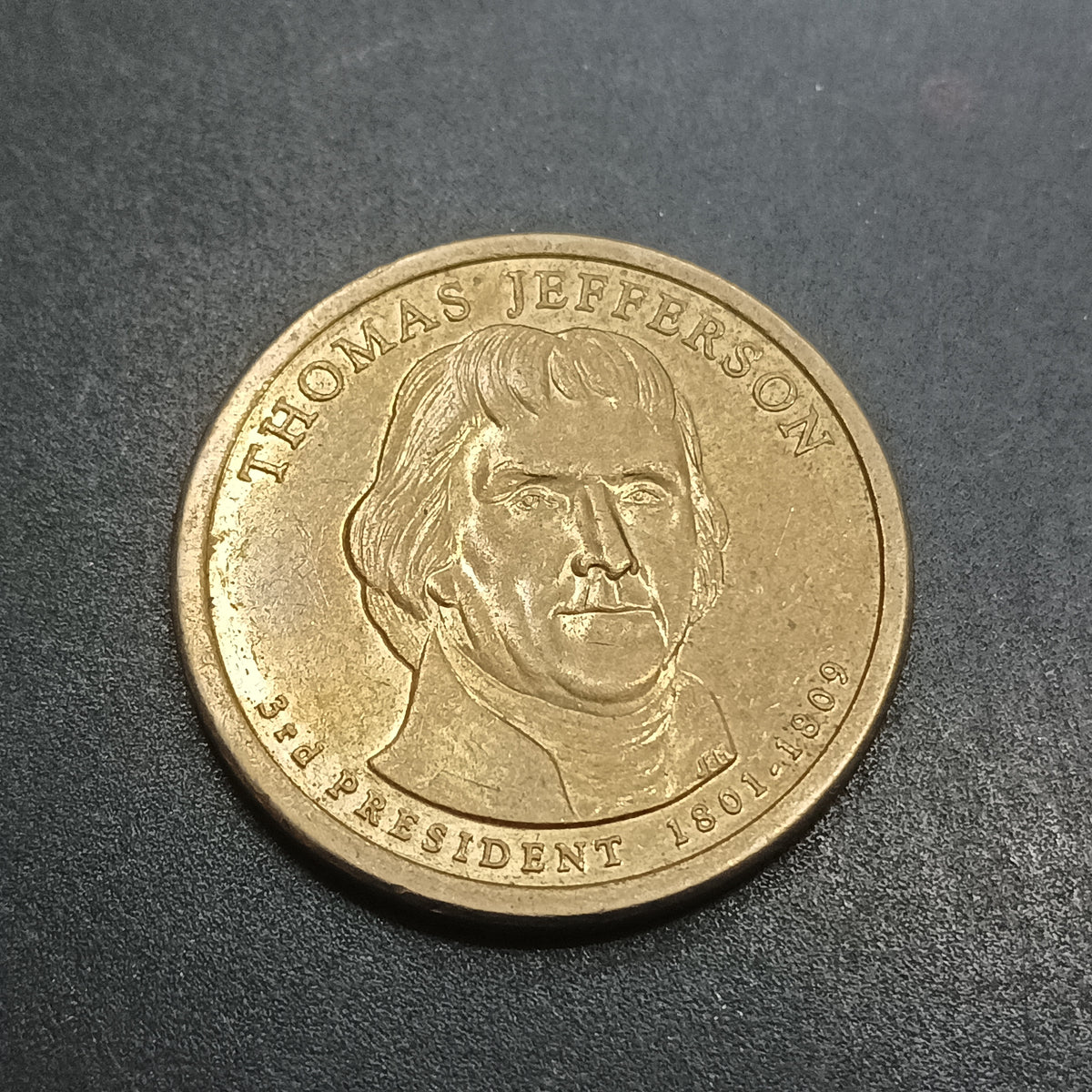 1 Dollar - Thomas Jefferson (3rd President) Presidential Dollar XF - U.S.A.