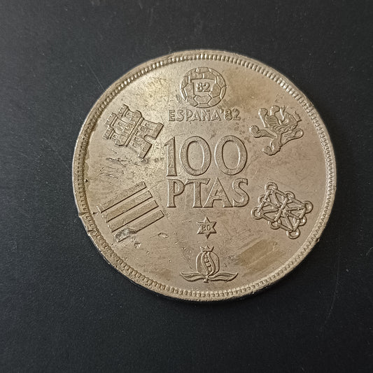 100 Pesetas 1982 - 1982 FIFA World Cup - Spain (Ref: AUC1682)