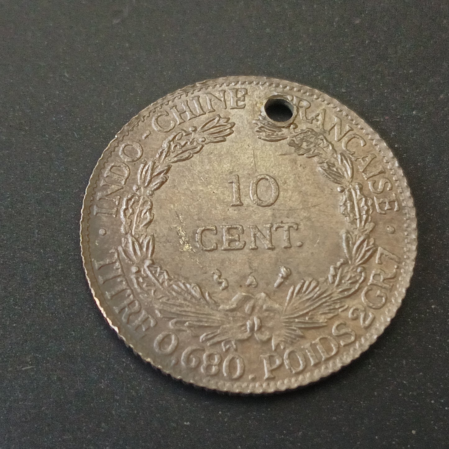 10 Cents (Pattern) Copper Nickel 1937 - French Indochina (Ref : AUC1413)