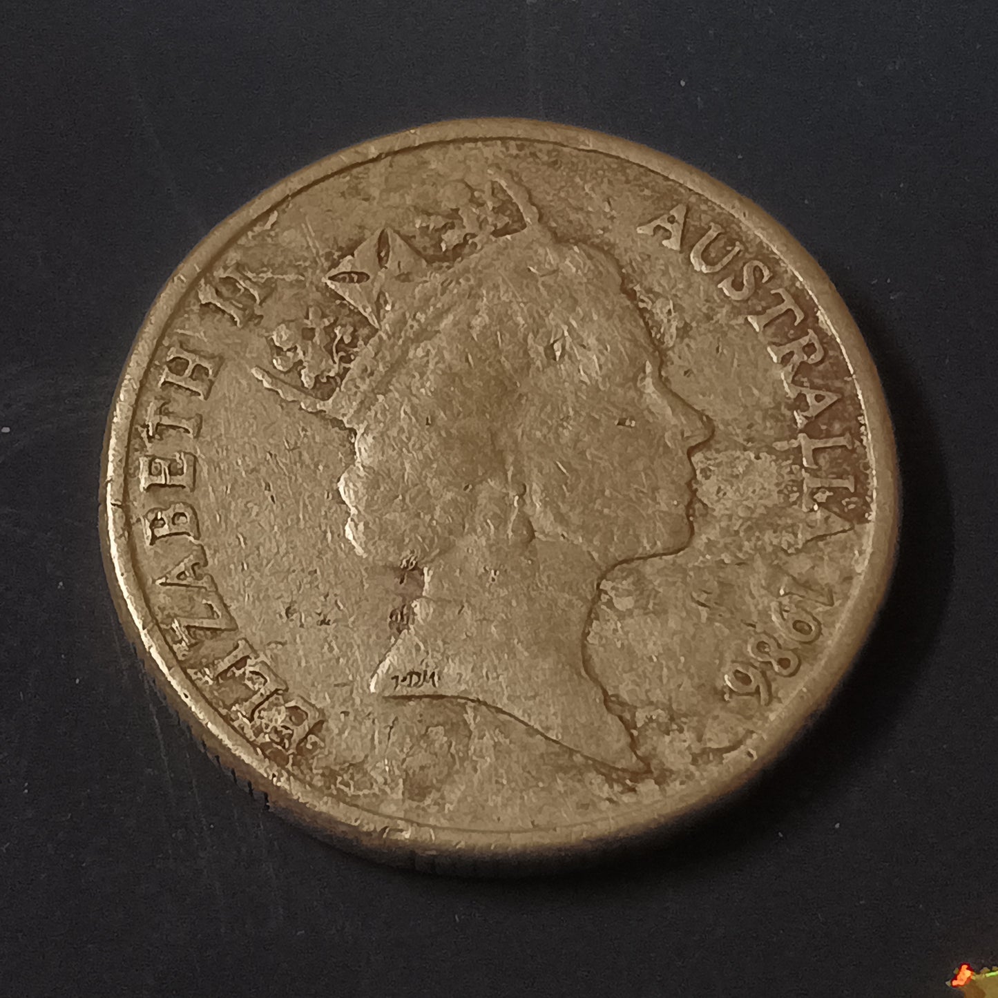 1 Dollar 1986  International Year of Peace - Australia