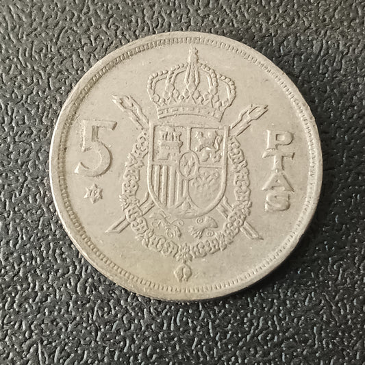 5 Pesetas Juan Carlos I - Spain