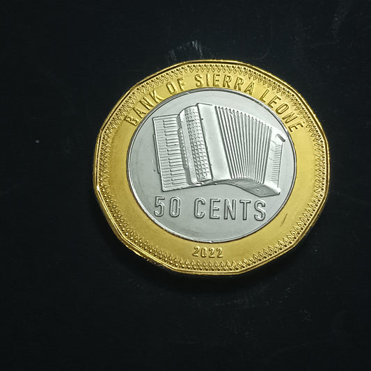 50 Cents 2022 UNC - Sierra Leone