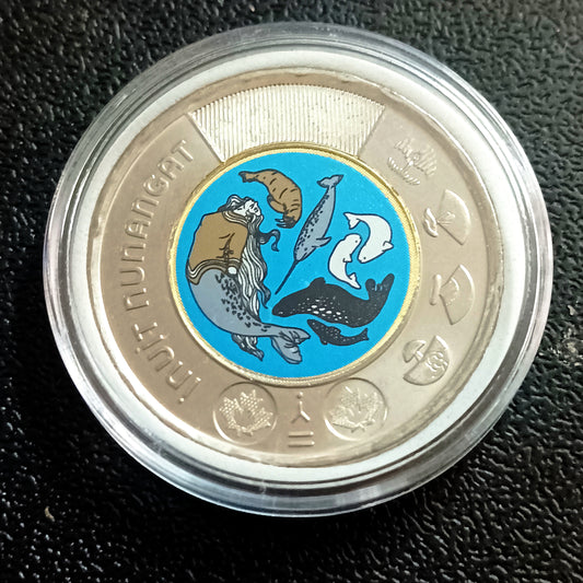 2 Dollars 2024 UNC (Celebrating Inuit Nunangat;Colourized) - Canada