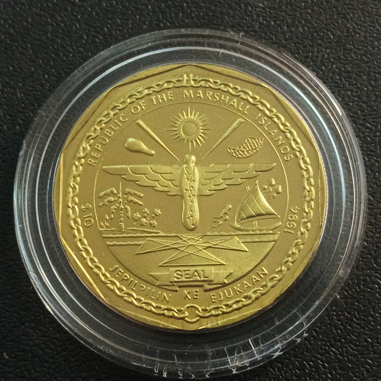 10 Dollars 1994 UNC (Pluto : Wonders of the Solar System) - Marshall Islands