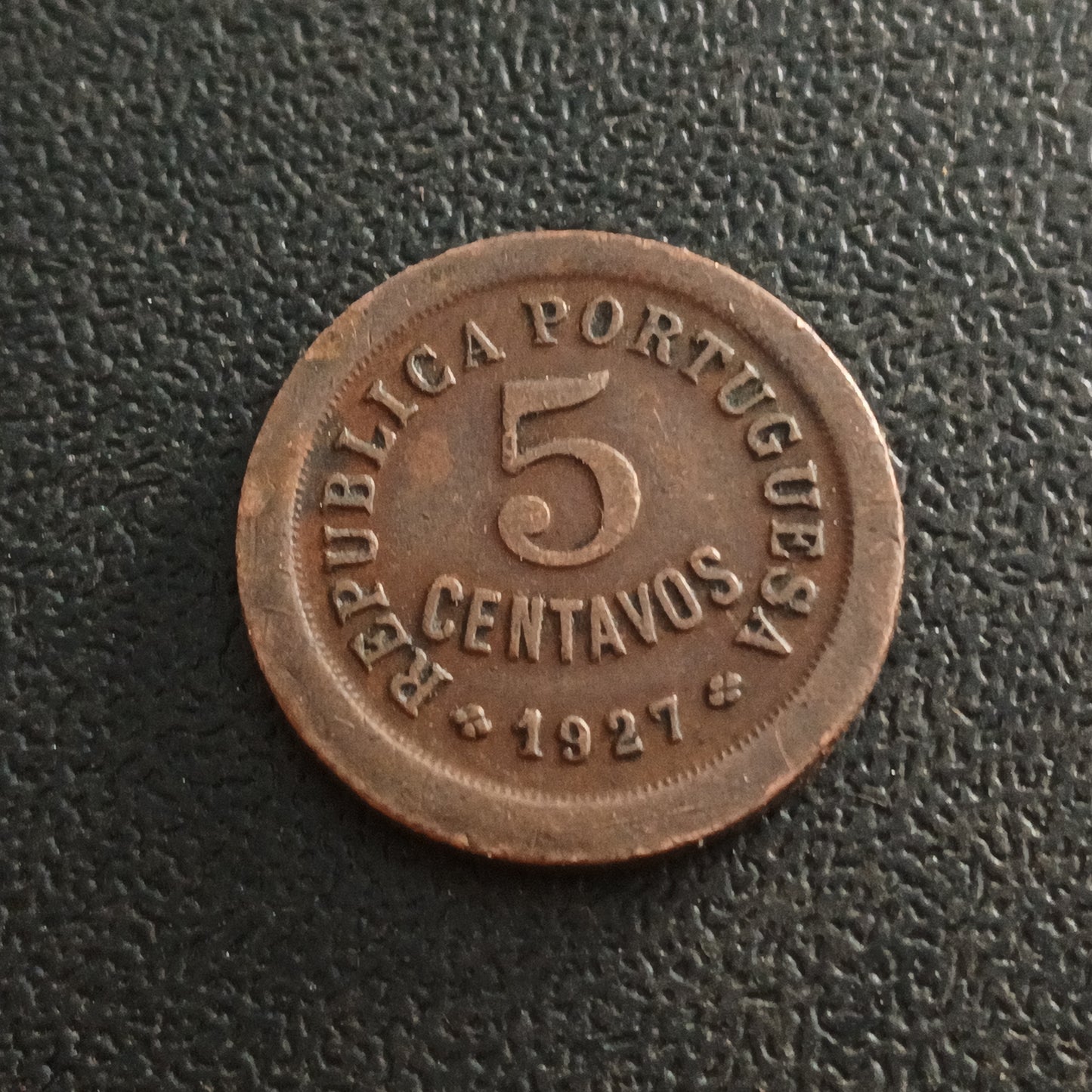 5 Centavos 1927 - Portugal (Ref : AUC0757)
