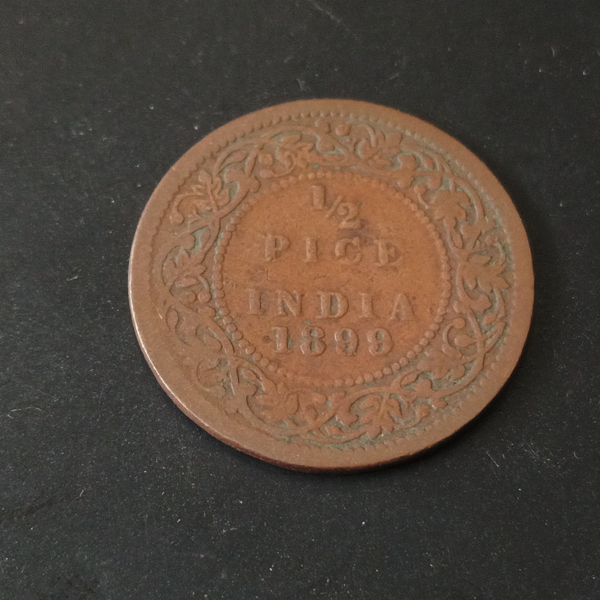 1/2 Pice 1899 Victoria - British India (Ref: AUC2034)