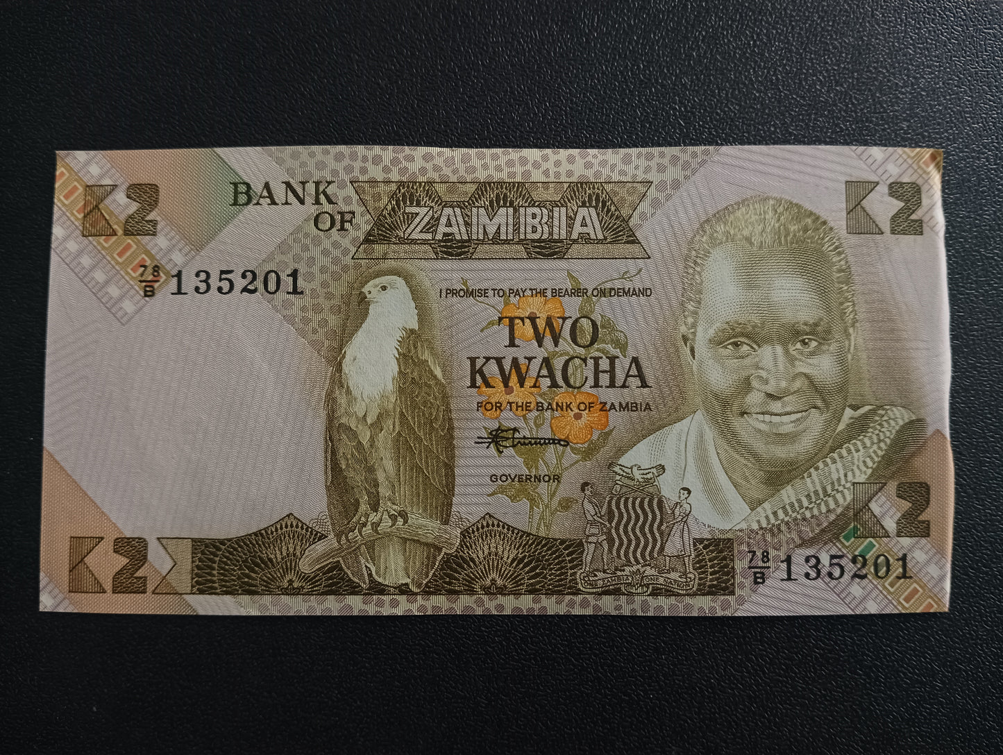 2 Kwacha UNC (1980-1987) - Zambia